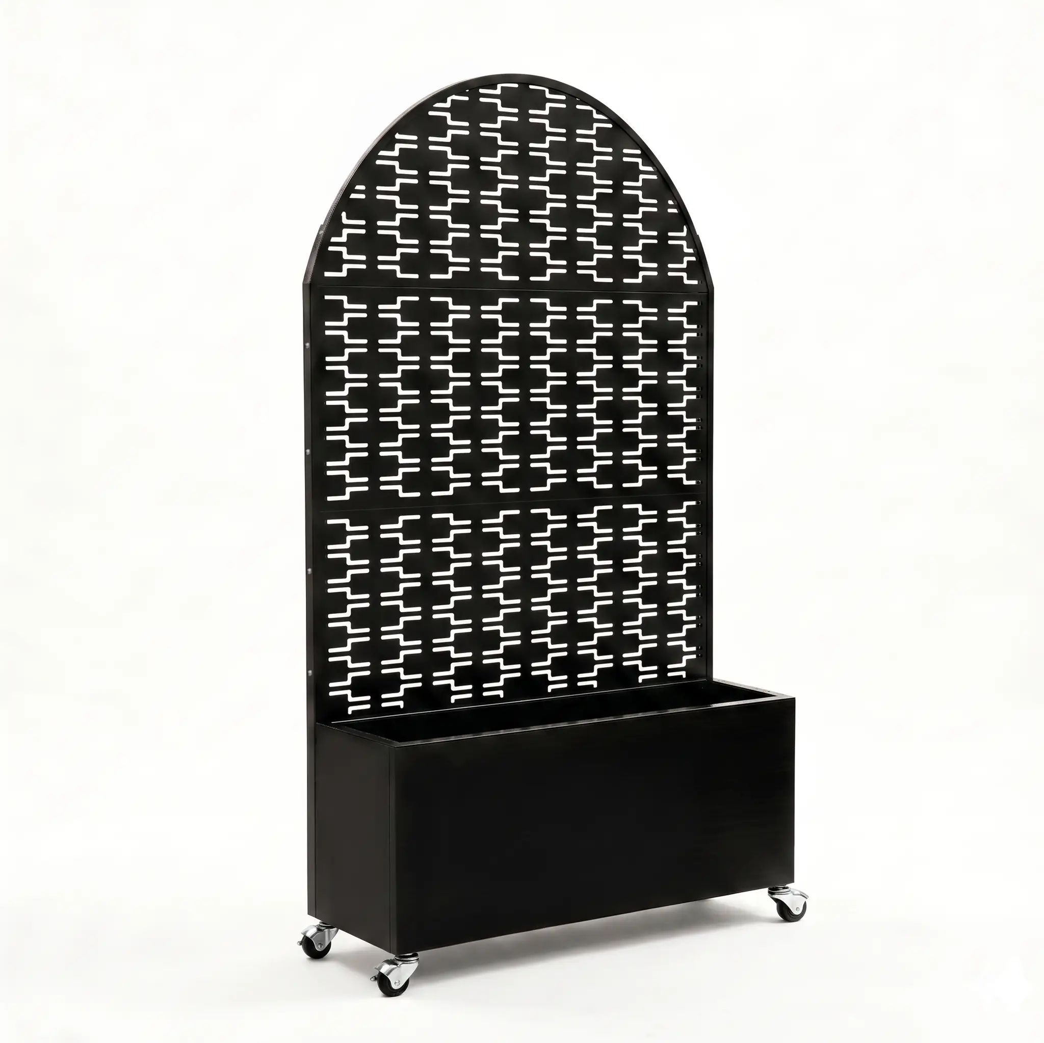 Arched Decorative Privacy Screen with Planter Box by HouseOfZazla