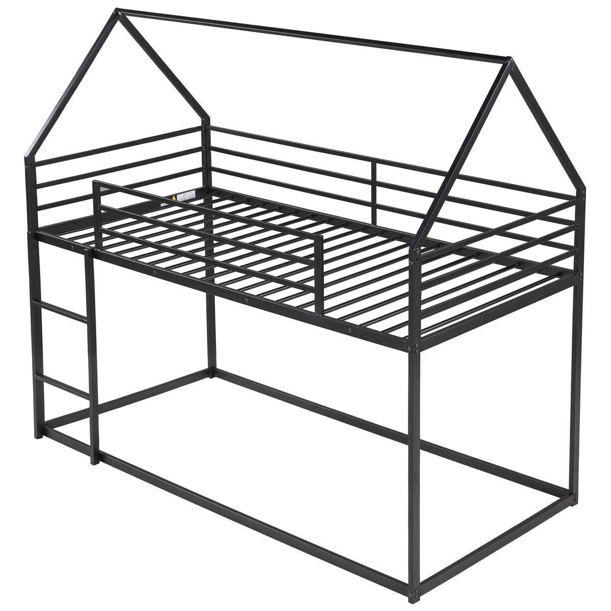 House Bunk Bed With Built In Ladder - Twin Over Twin, photo 10 of 26