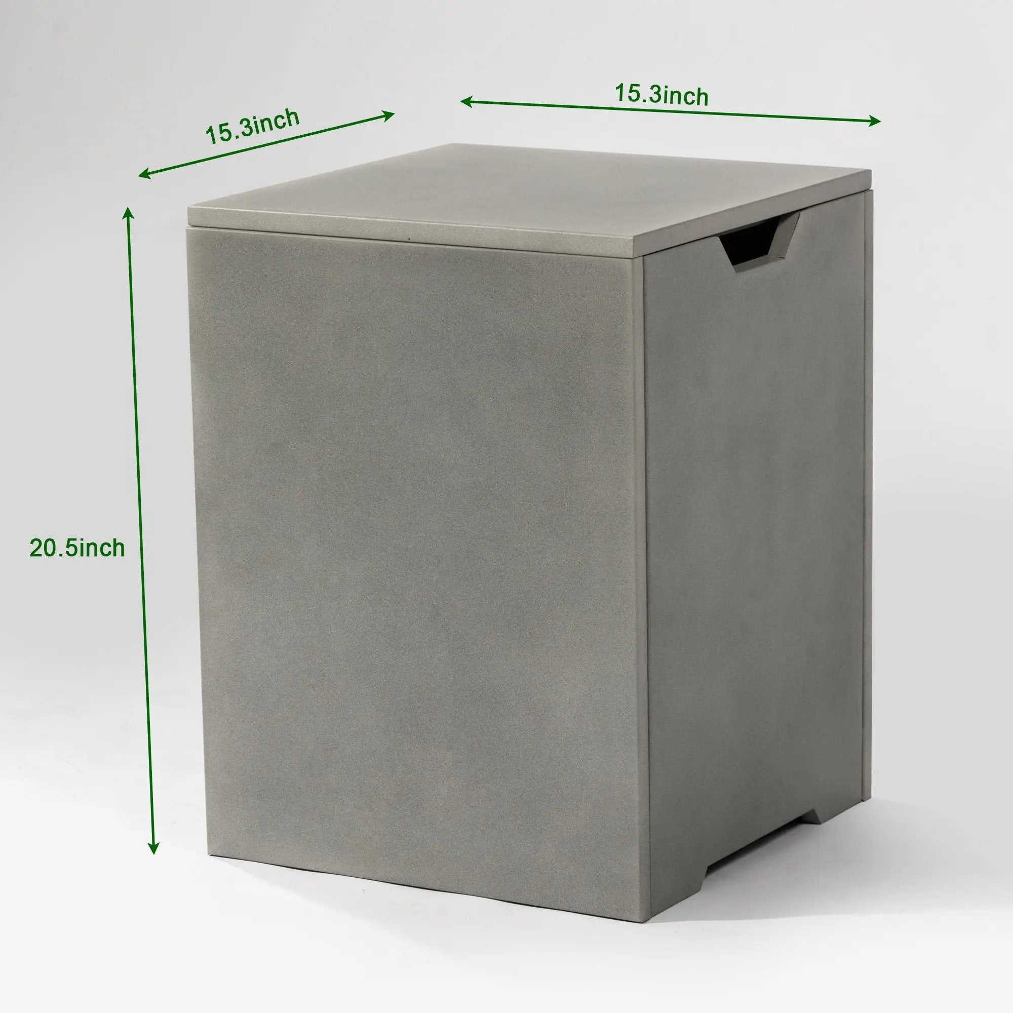 Square Propane Tank Cover Holder, Multi Functional Utility - Gray by HouseOfZazla