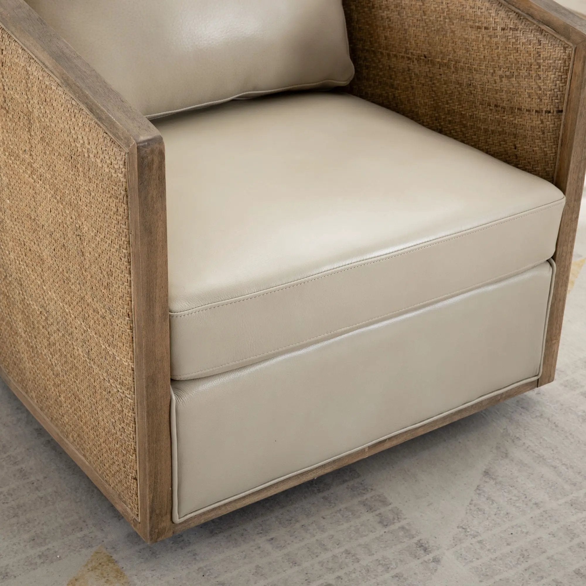 Barrel, Comfy Round Accent Sofa Chair With 360 Degree Swivel, Leisure Arm by HouseOfZazla
