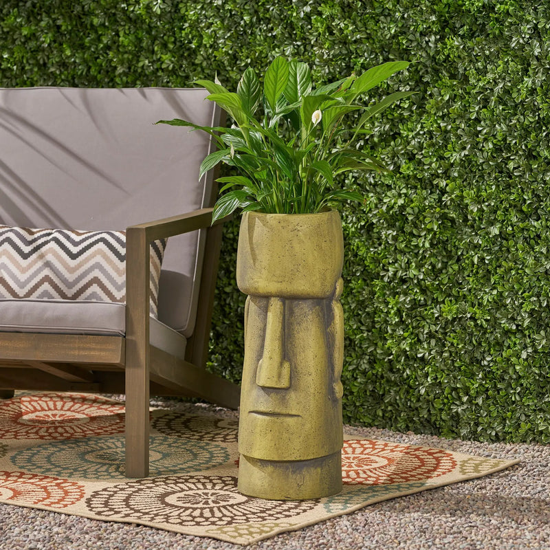 Glacier Cast Stone Urn by HouseOfZazla