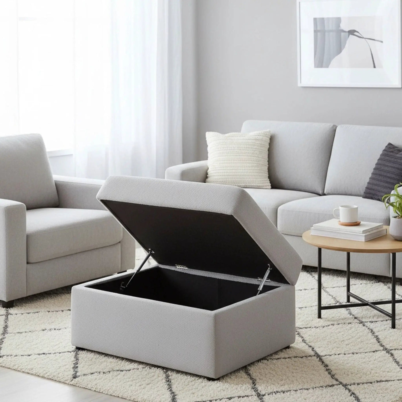 Chauncy - Storage Ottoman by HouseOfZazla