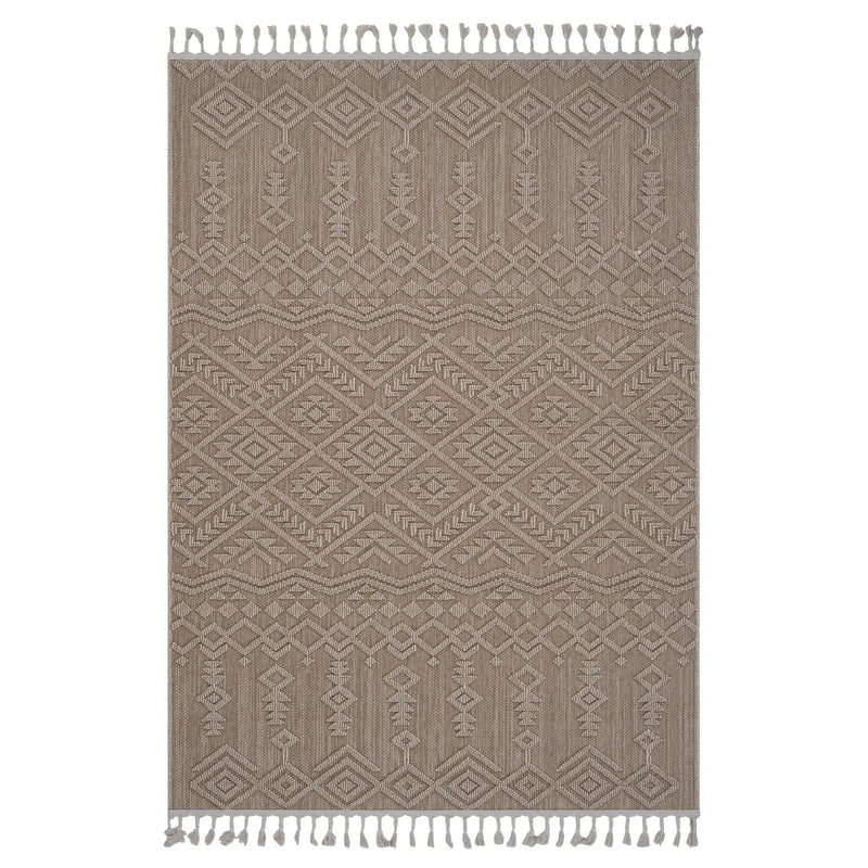 Guros - 6' X 9' Traditional Indoor / Outdoor Area Rug - Natural by HouseOfZazla