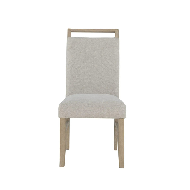 Vanilla - Real Marble Dining Table And Chair Set With Upholstery - Beige / Natural by HouseOfZazla