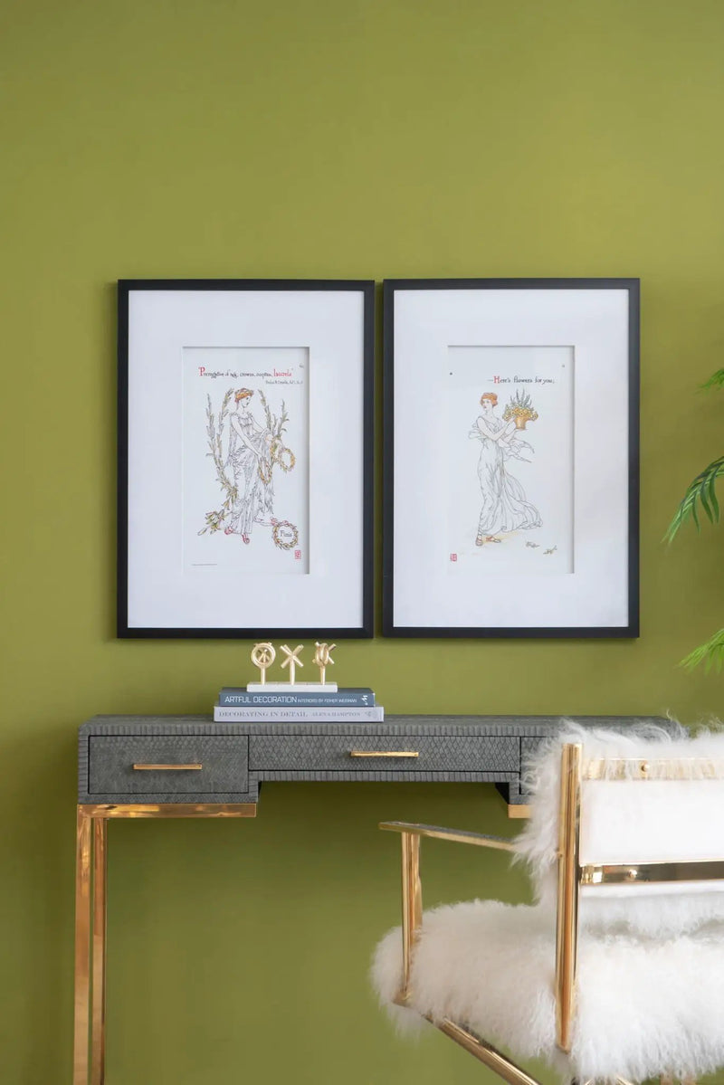 Wall Arts (Set of 2) - Black White by Unique Piece Furniture