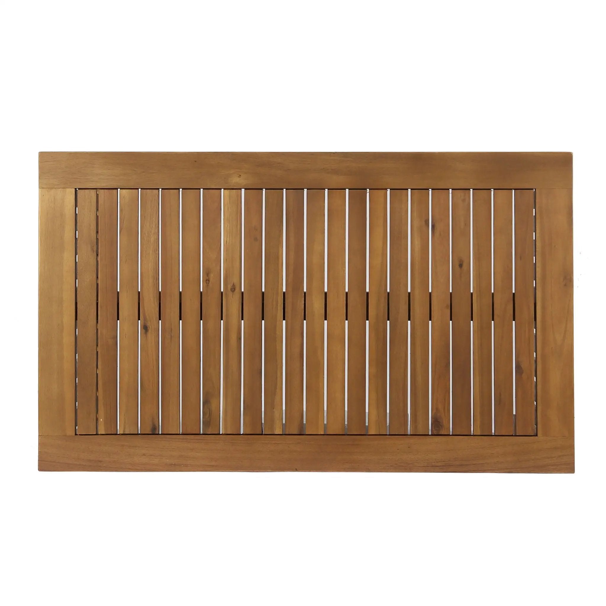 Acacia Wood Rectangular Patio Coffee Table For Outside by HouseOfZazla