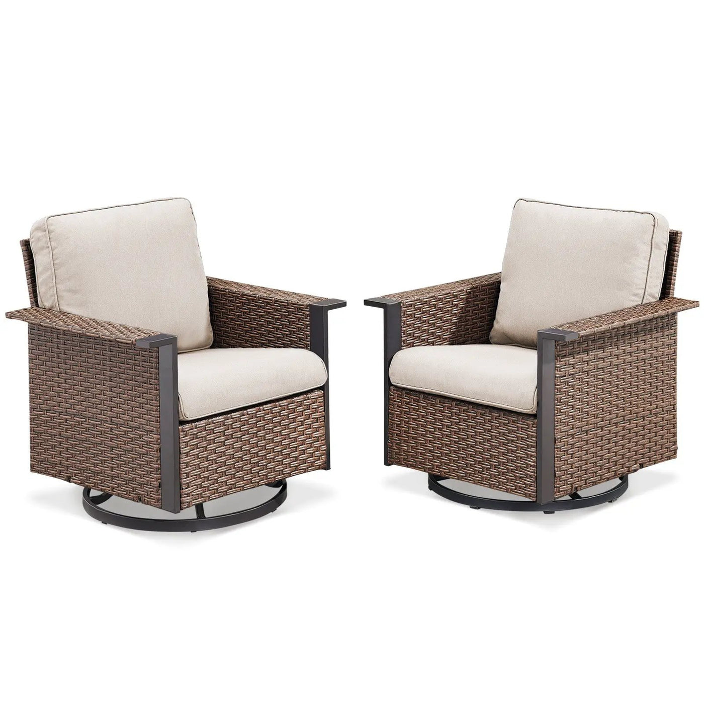 Outdoor Swivel Rocking Chairs by HouseOfZazla