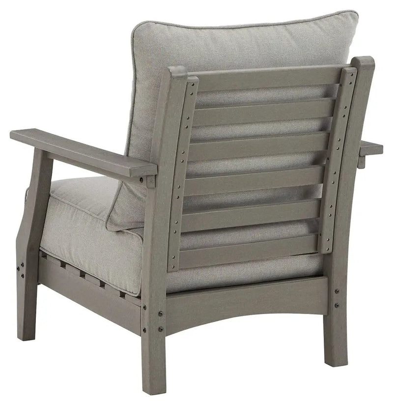 Visola - Lounge Chair w/Cushion (Set of 2) - Gray by Unique Piece Furniture