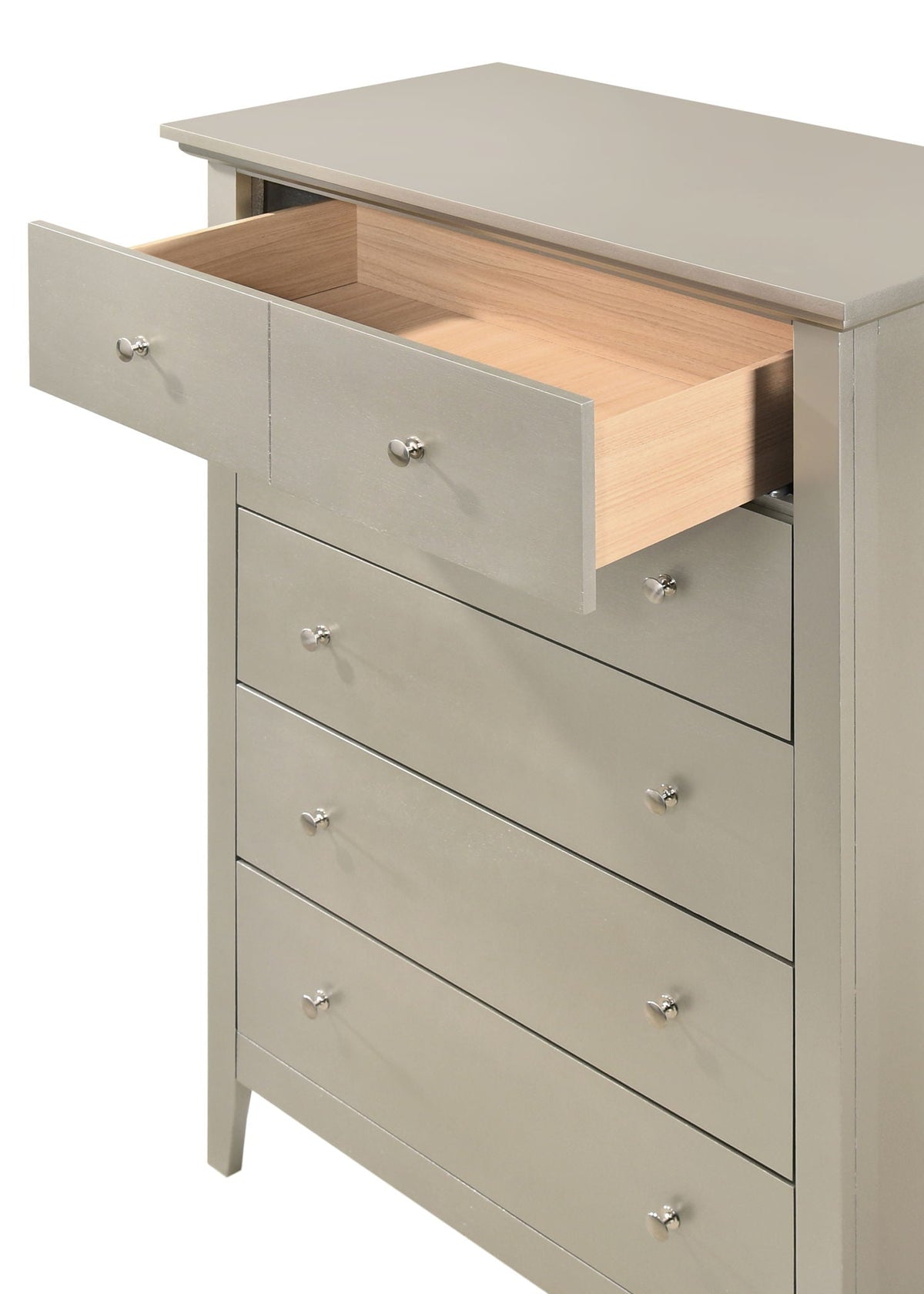 Chest with Real Wood Veneers and Nickel Hardware - Multiple Colors, photo 18 of 40