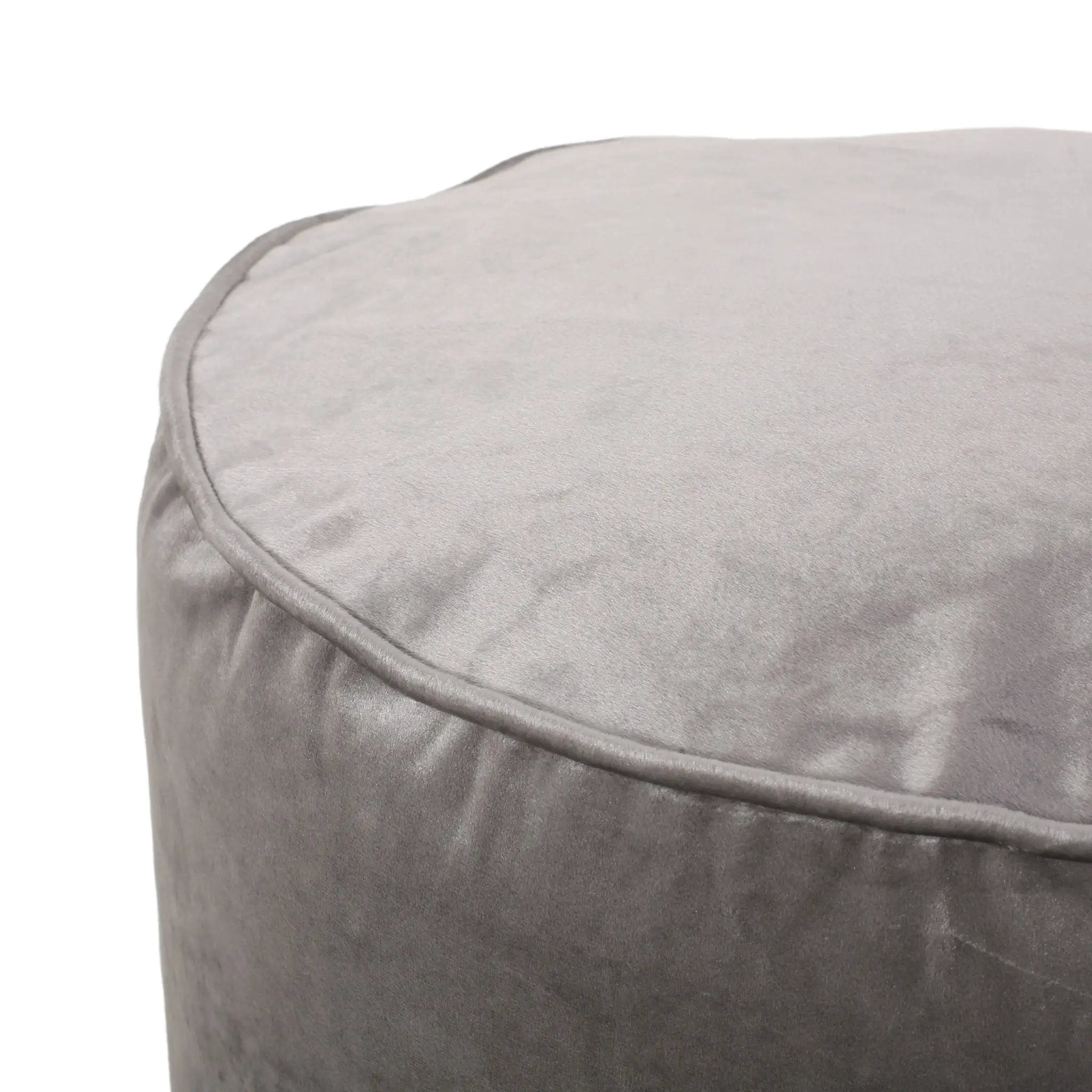 Shimon - Cylinder Pouf Ottoman And Floor Cushion by HouseOfZazla