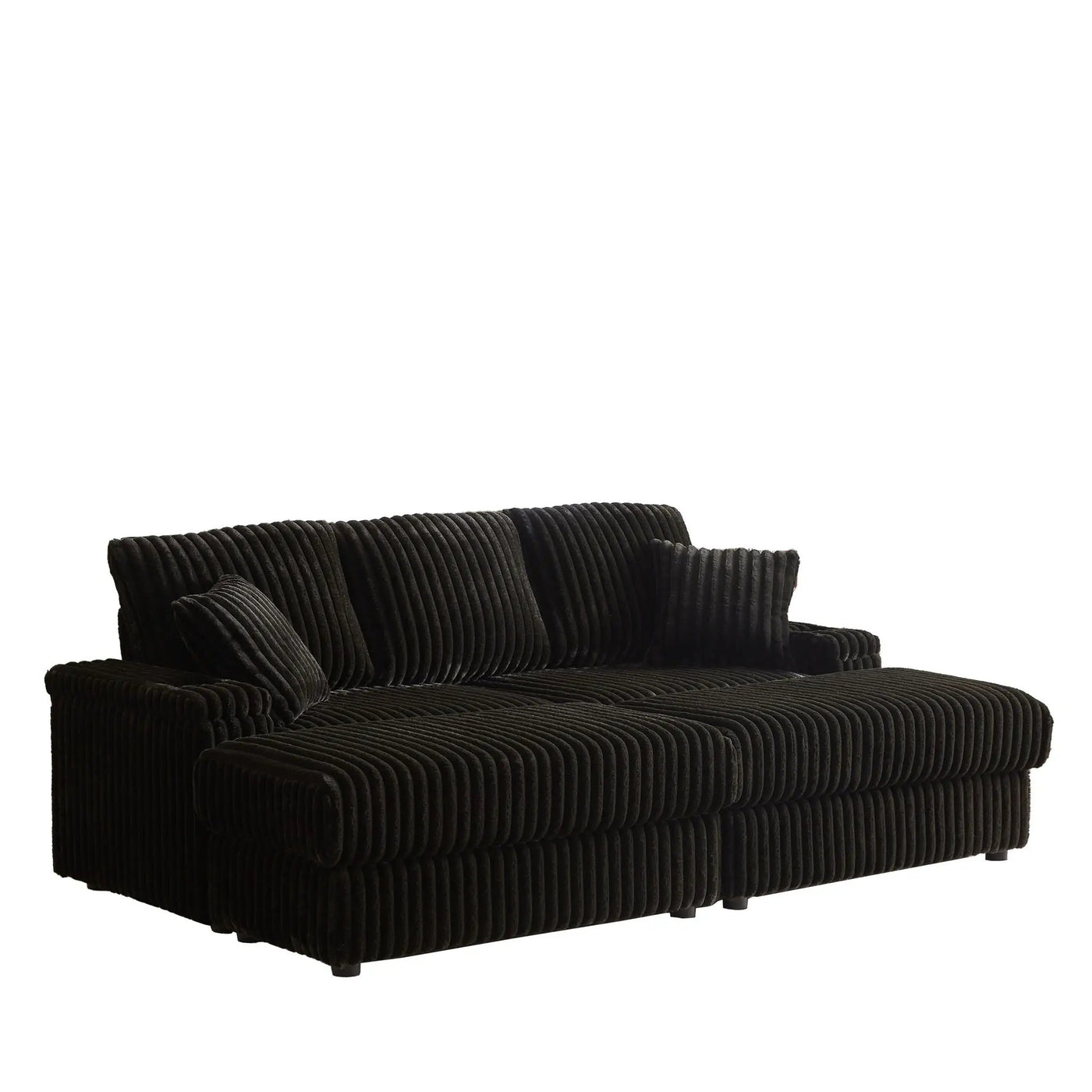3 Seater Sofa With 2 Ottomans For Living Room by HouseOfZazla