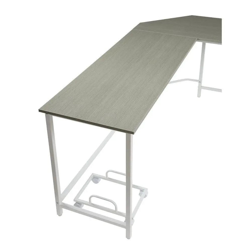 Bambina - Computer Desk - Gray & White by Unique Piece Furniture