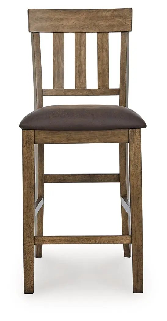 Urbinforte - Upholstered Barstool (Set of 2) - Light Brown by Unique Piece Furniture