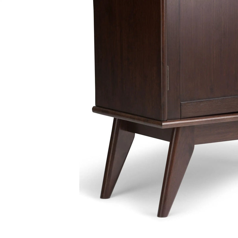 Draper - Low Storage Cabinet - Medium Auburn Brown by HouseOfZazla