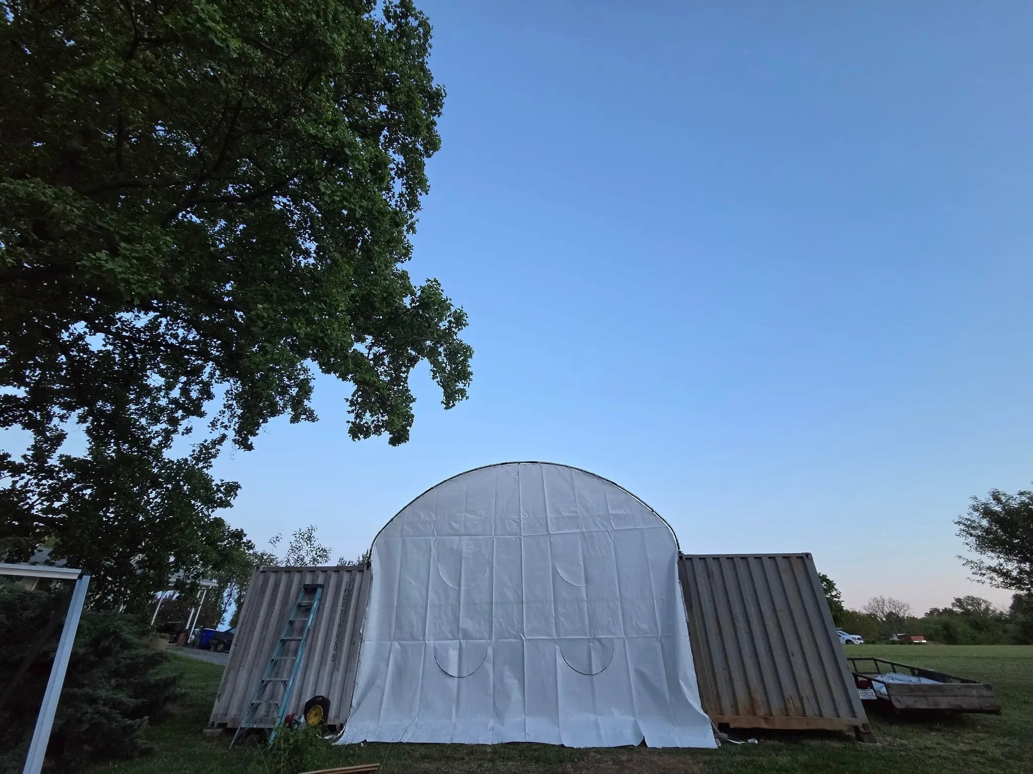Rear Panel for W20' Container Shelter by Chery Industrial