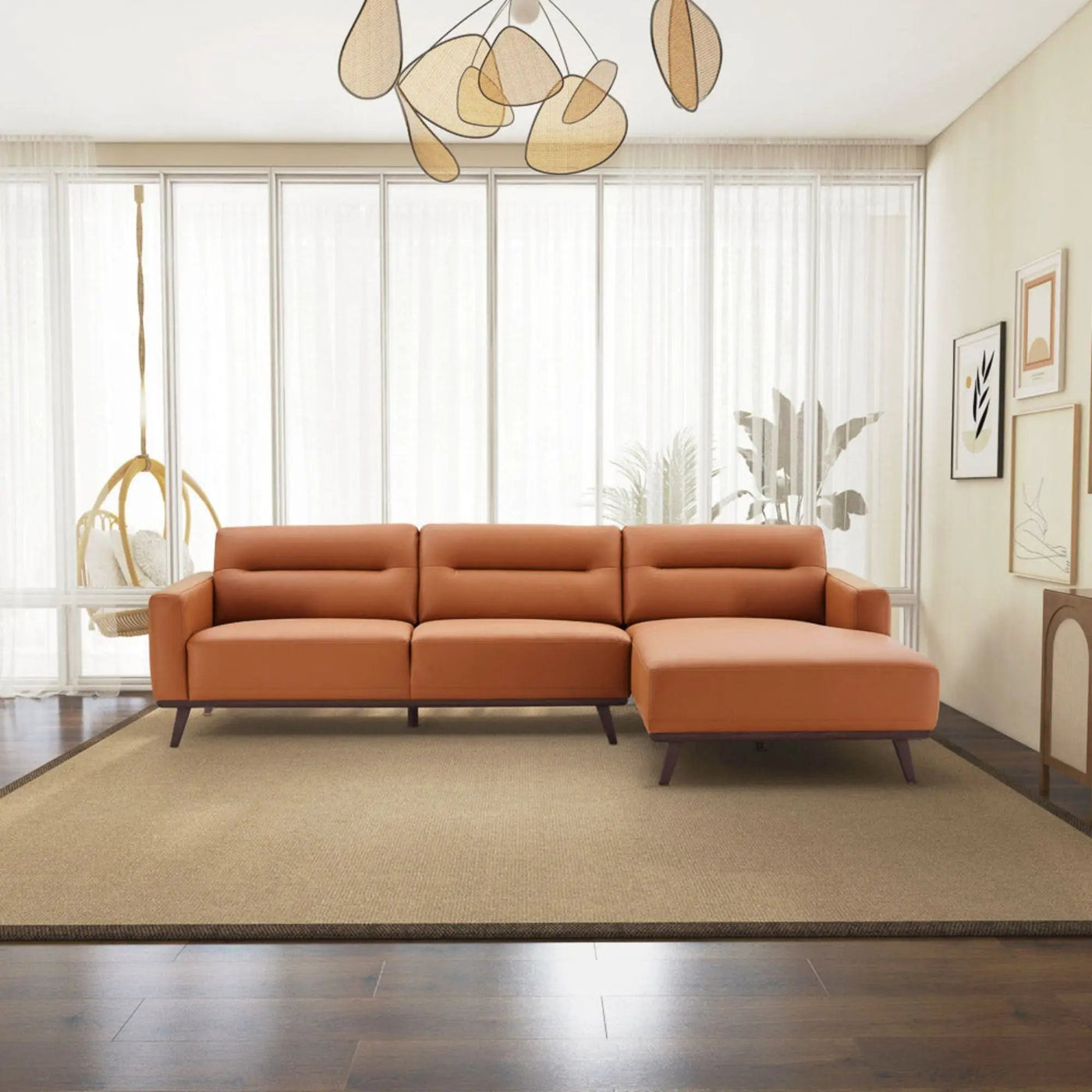 Ella - L-Shaped Sectional Couch by Unique Piece Furniture