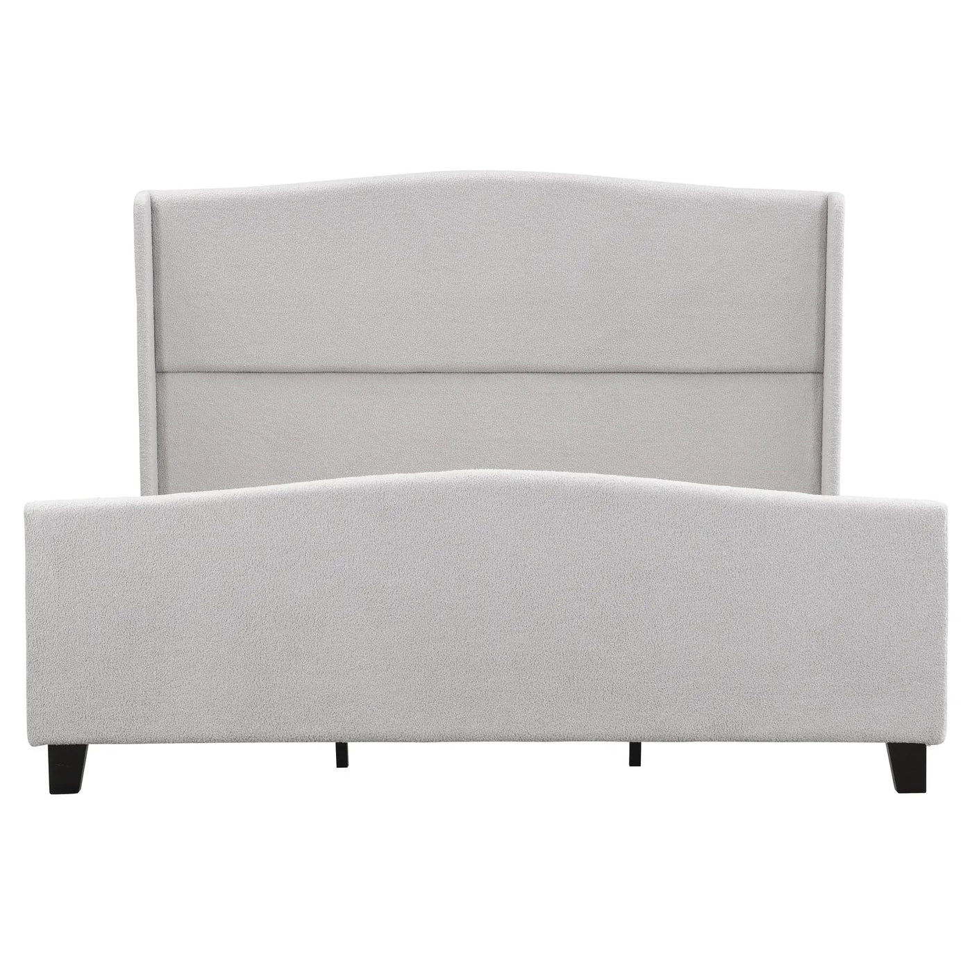 Platform Bed Frame With Tall Headboard And High Footboard by HouseOfZazla