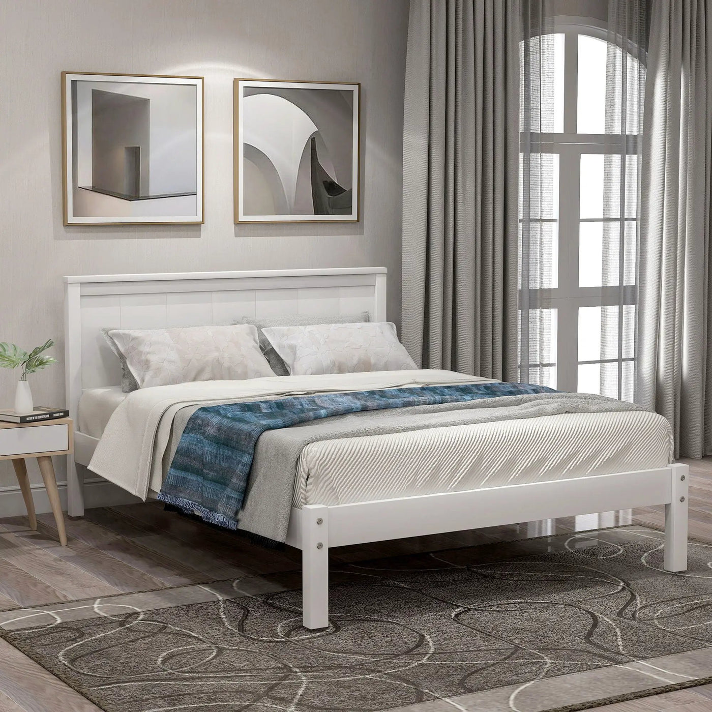 Platform Bed Frame With Headboard by Unique Piece Furniture