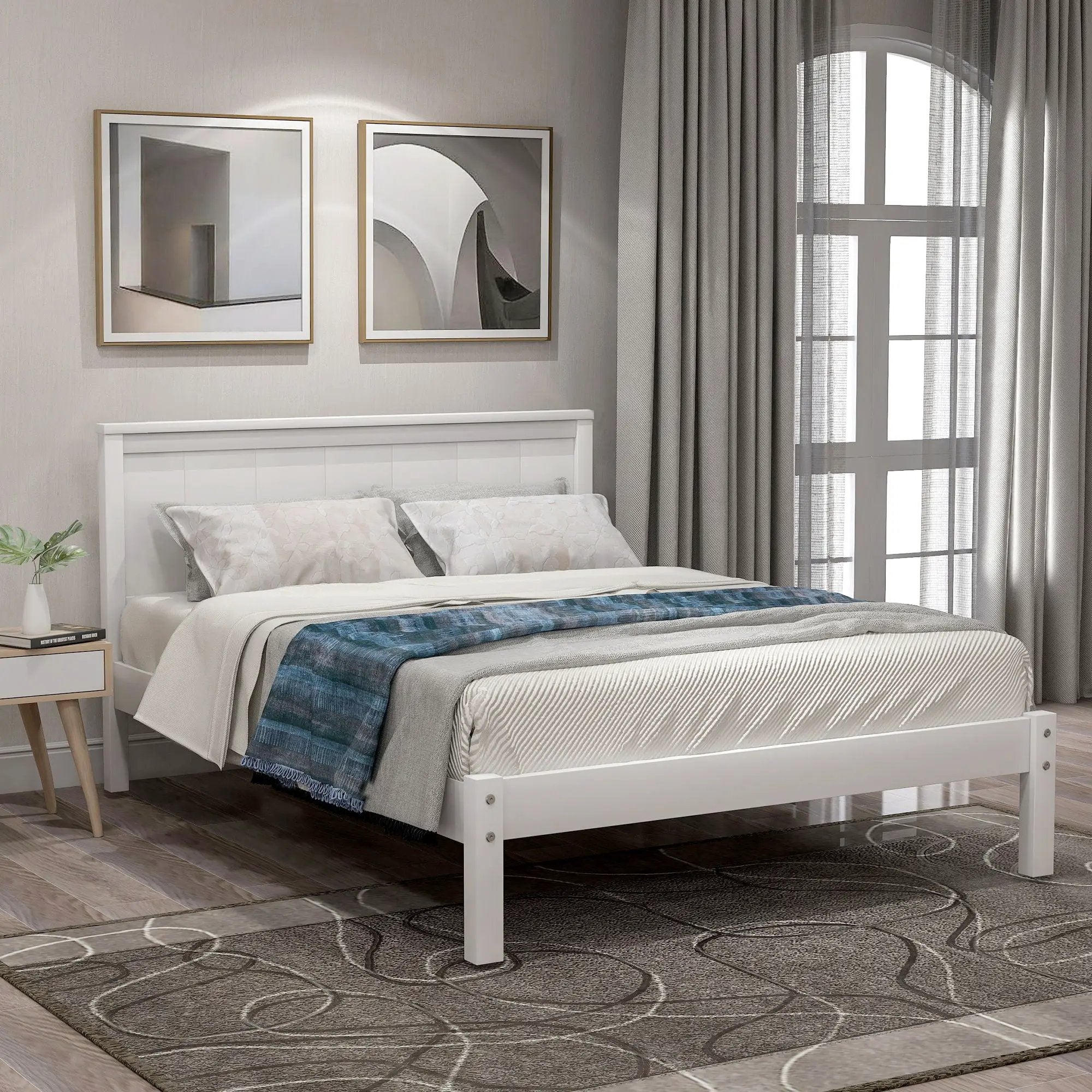 Platform Bed Frame With Headboard by Unique Piece Furniture