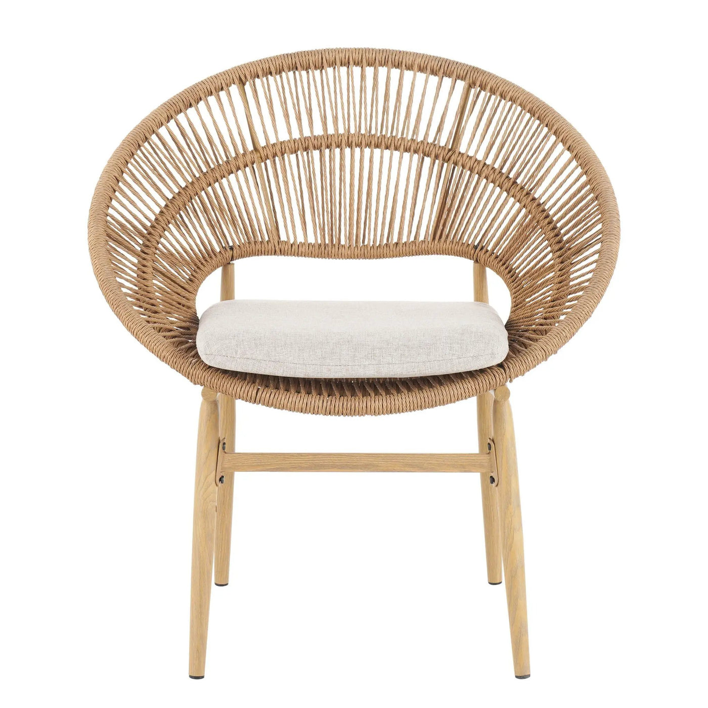 Cyril - Outdoor Papasan Style Dining Chair (Set of 2) by HouseOfZazla