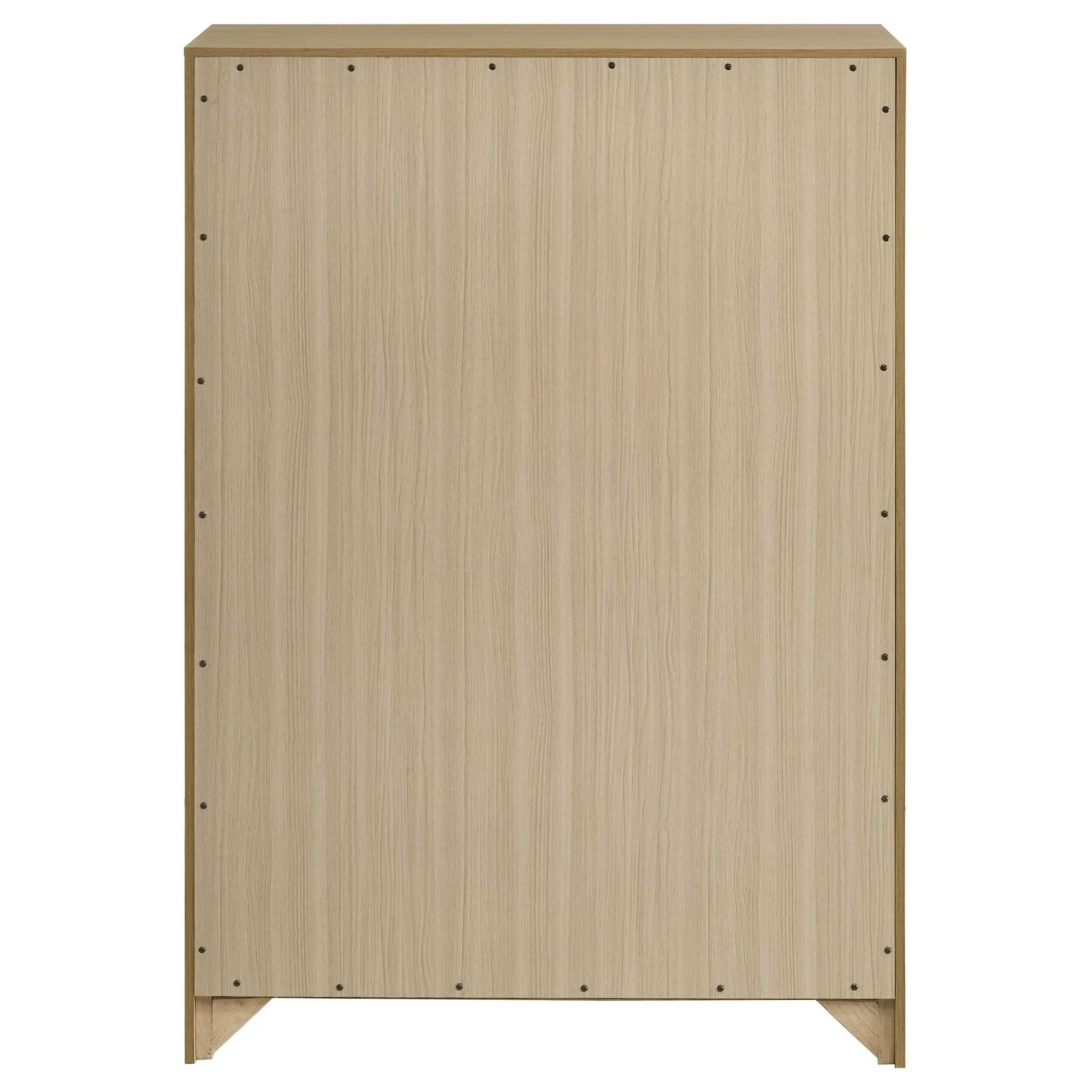 Hendricks 5-drawer Bedroom Chest of Drawers Light Oak by Unique Piece Furniture