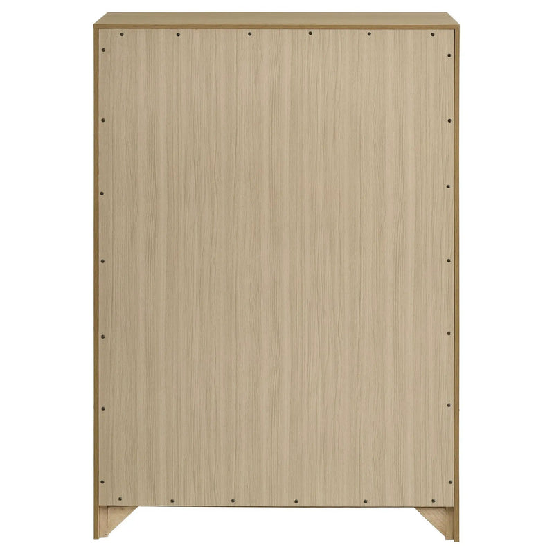Hendricks 5-drawer Bedroom Chest of Drawers Light Oak by Unique Piece Furniture