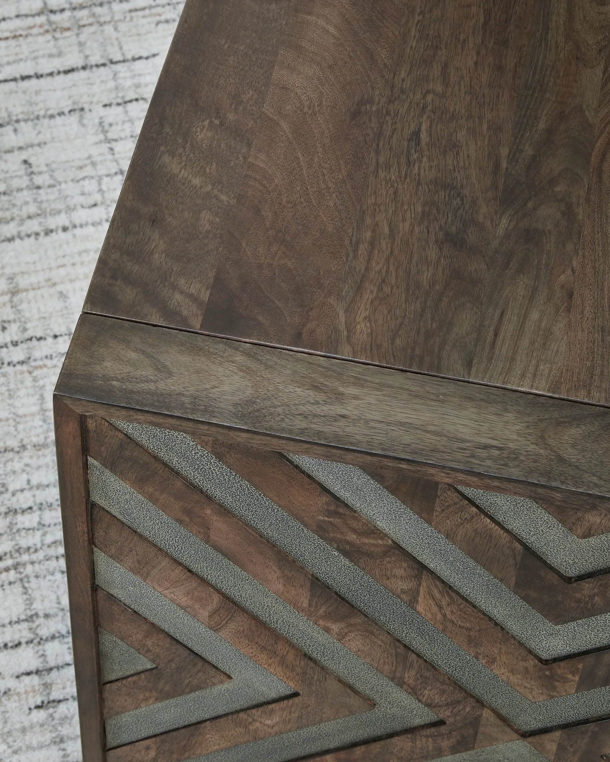 Dreggan - Square End Table - Brown by Unique Piece Furniture