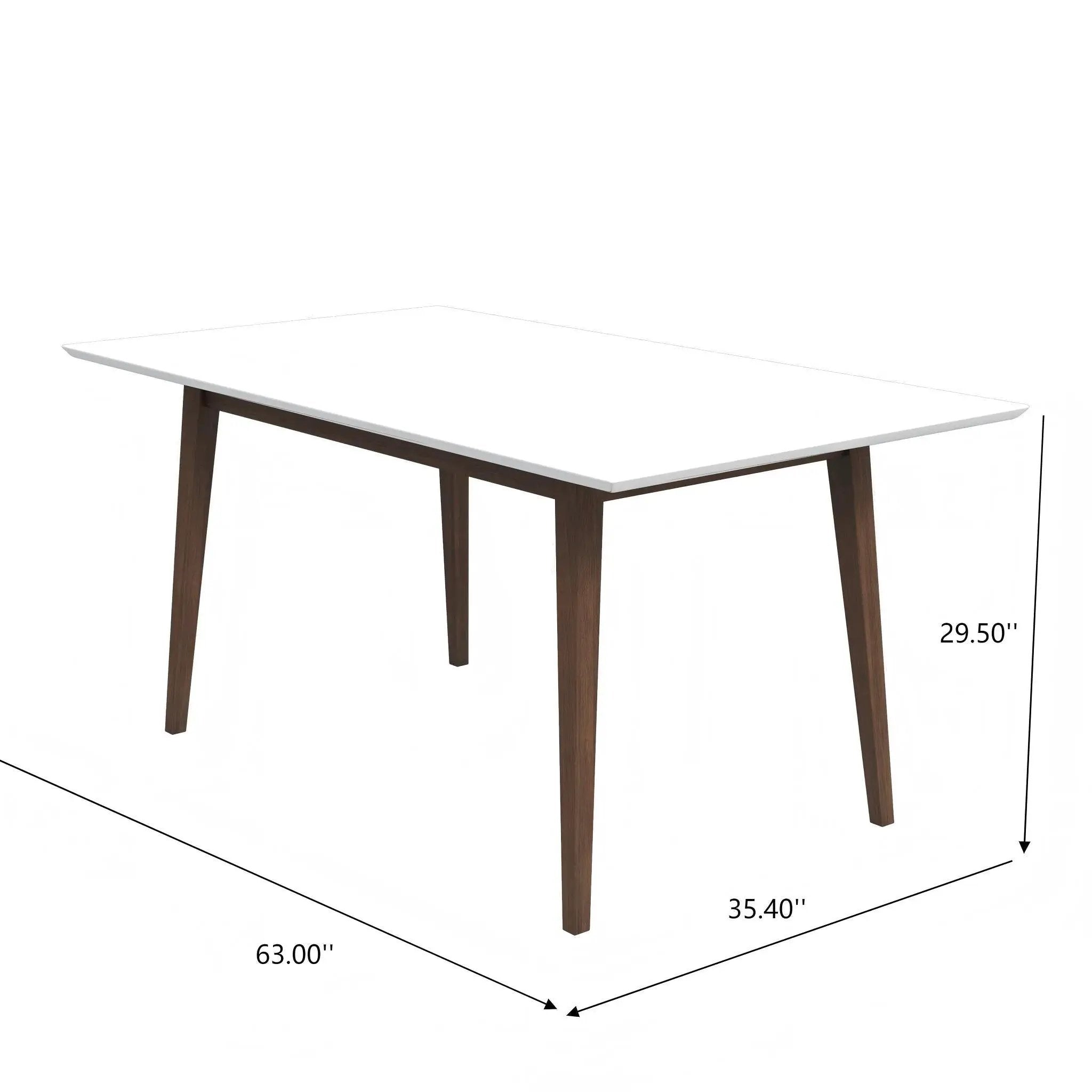 Mary - Modern Style Rectangular Dining Kitchen Table by HouseOfZazla