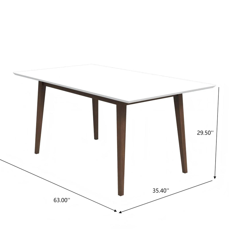 Mary - Modern Style Rectangular Dining Kitchen Table by HouseOfZazla