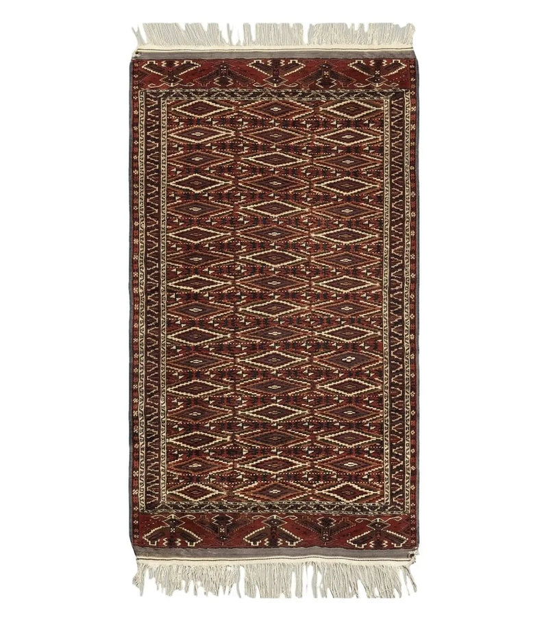 4' X 8' Antique Handmade Russian Bokhara Turkoman Yamud Wool Rug Carpet Nice by Jewel Rugs