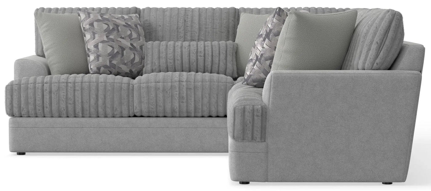 Titan - Sectional With Comfort Coil Seating And Accent Pillows Included by Unique Piece Furniture