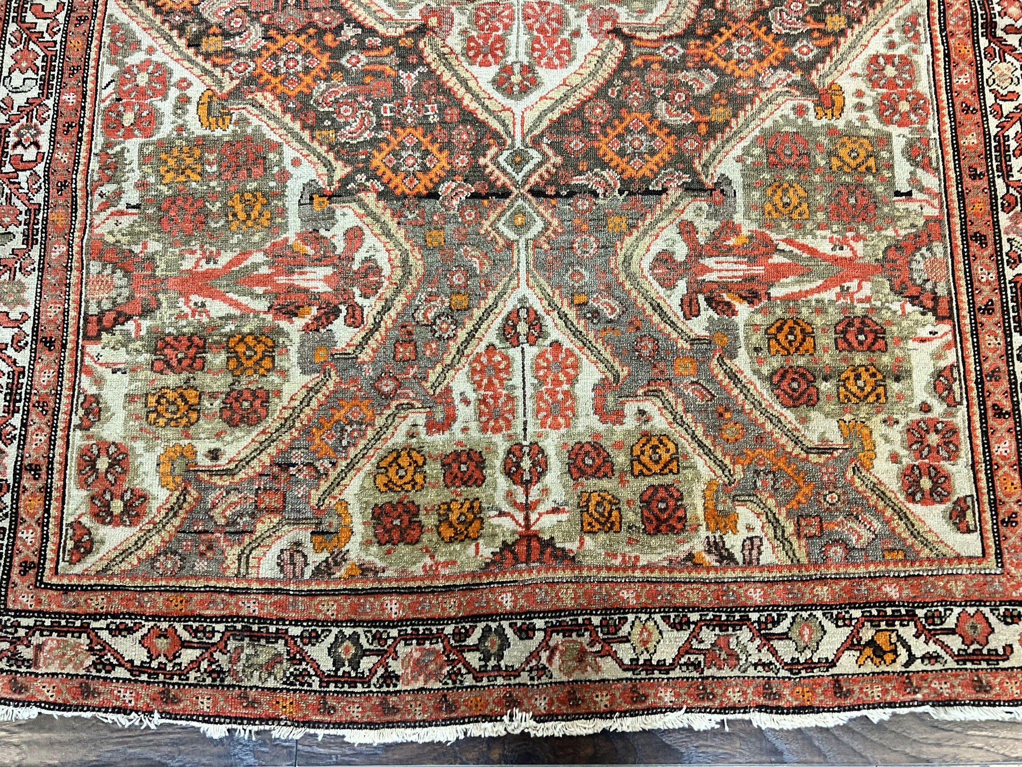 Wonderful Antique Persian Malayer Rug 4x6, Wool Hand Knotted Authentic Oriental Carpet, Very Fine by Jewel Rugs