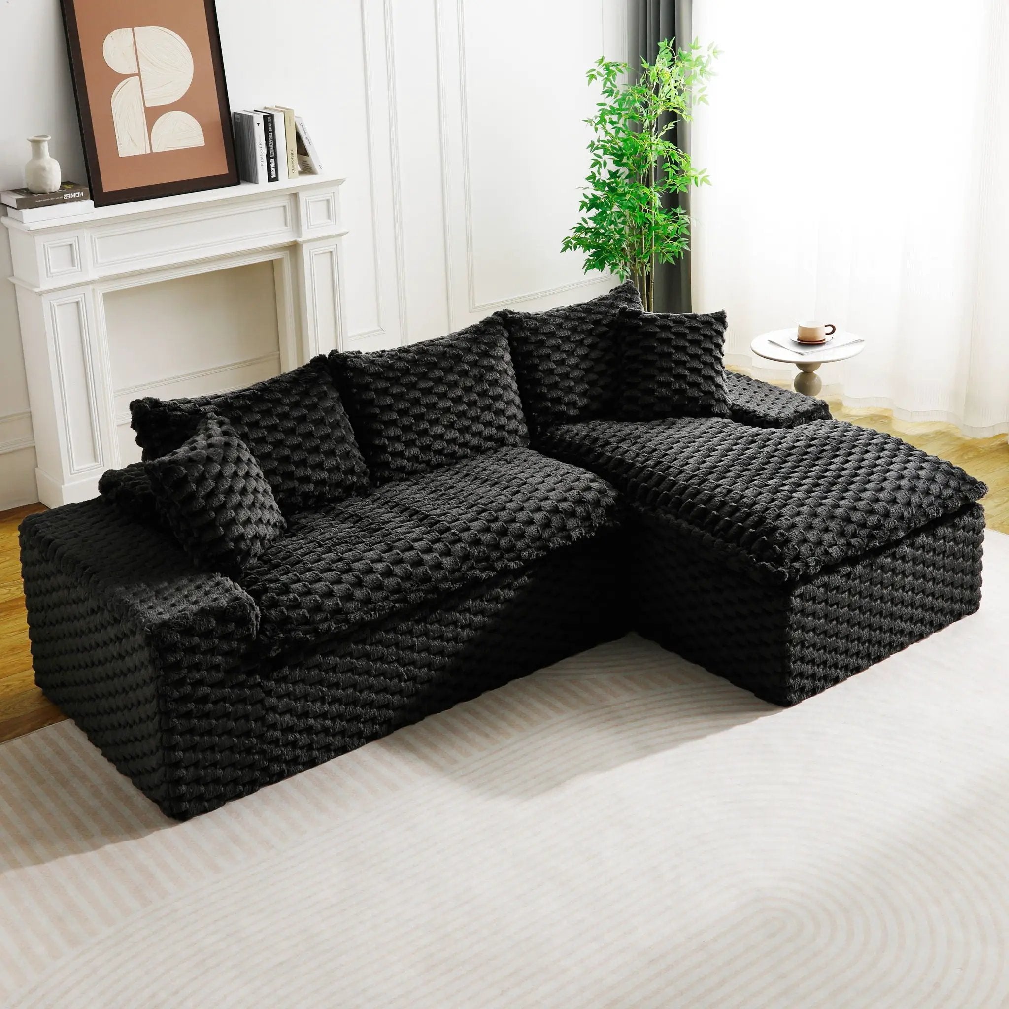 Modular Sofa, Convertible Twin Seat With Chaise Lounge by HouseOfZazla