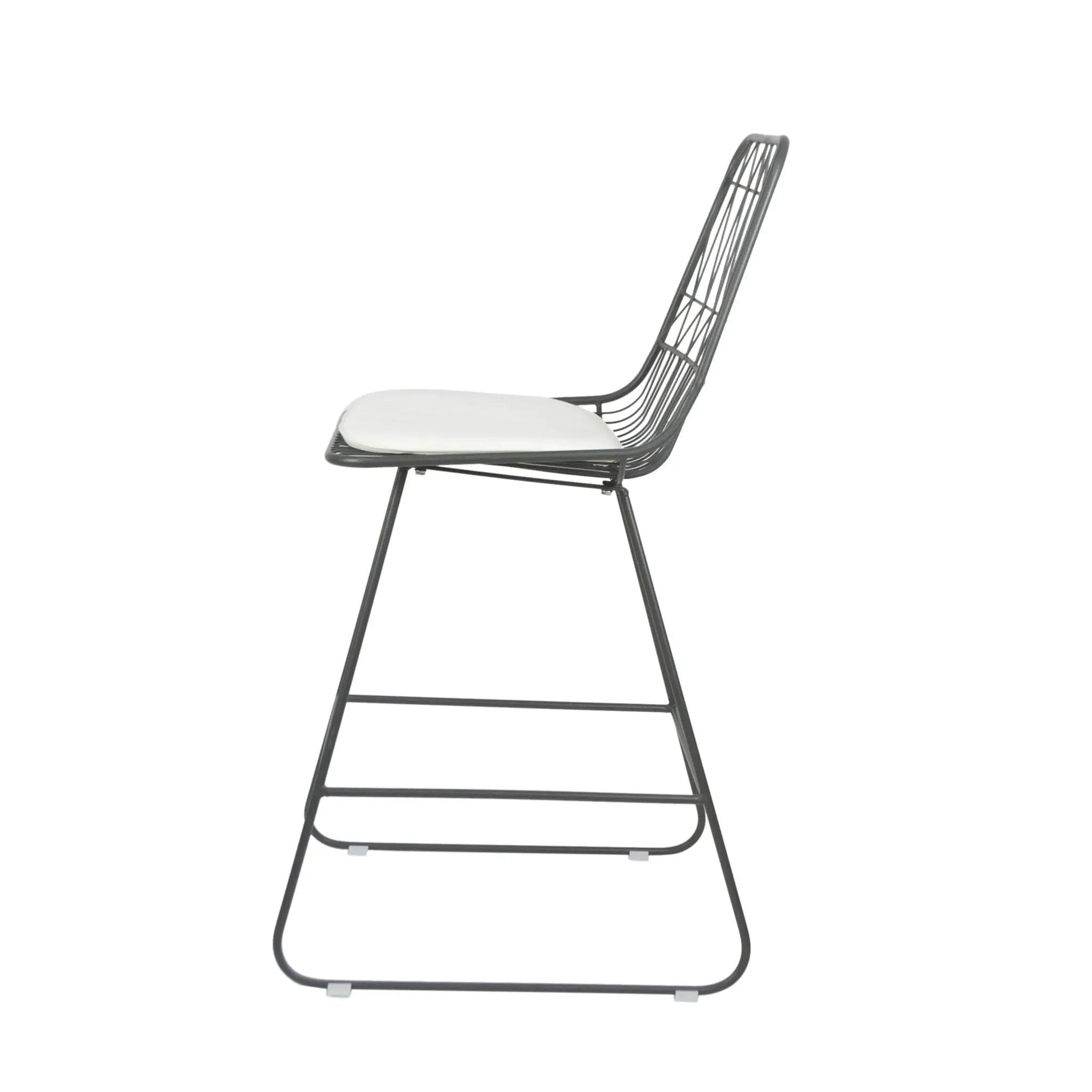Yearning Iron Counter Stool With Water Resistant Cushion by HouseOfZazla