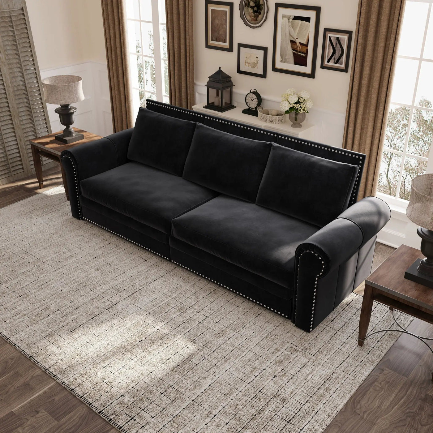 Chesterfield Sofa & Pull Out Bed by HouseOfZazla
