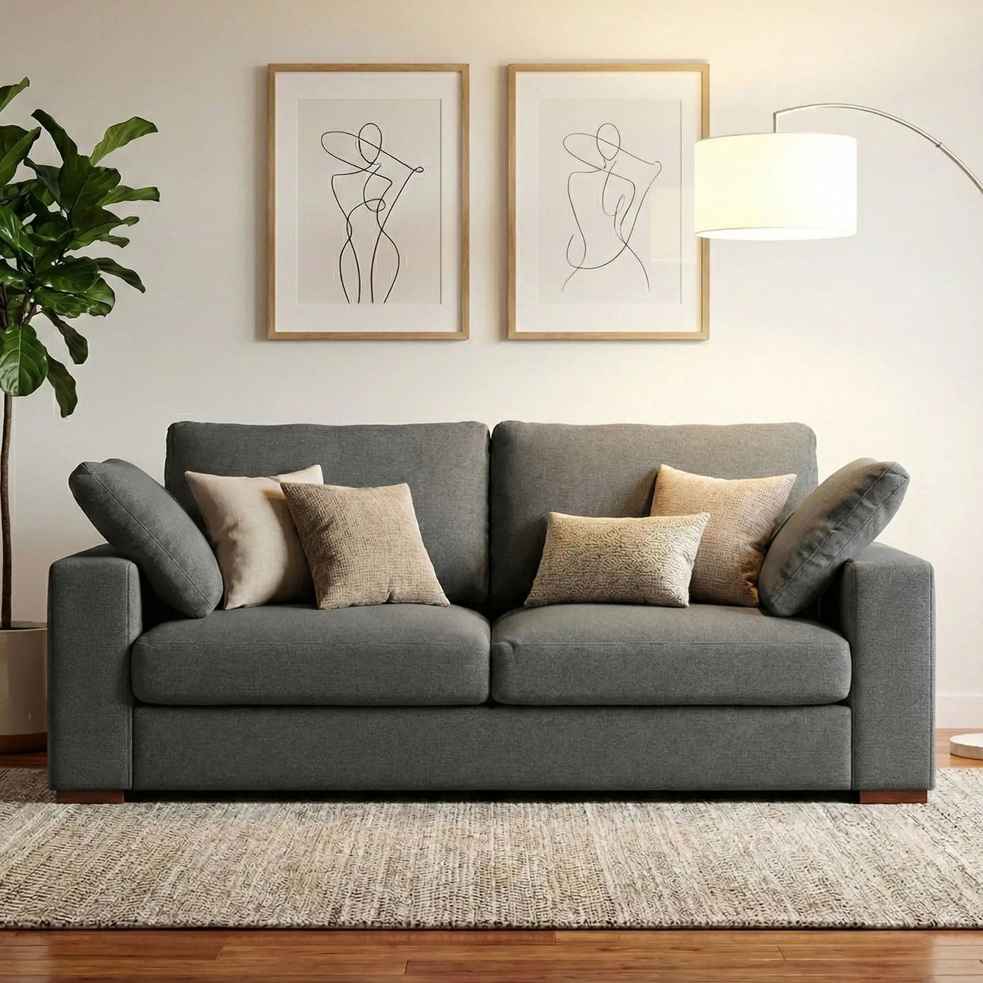 Charlie - Deep Seater Sofa by Unique Piece Furniture