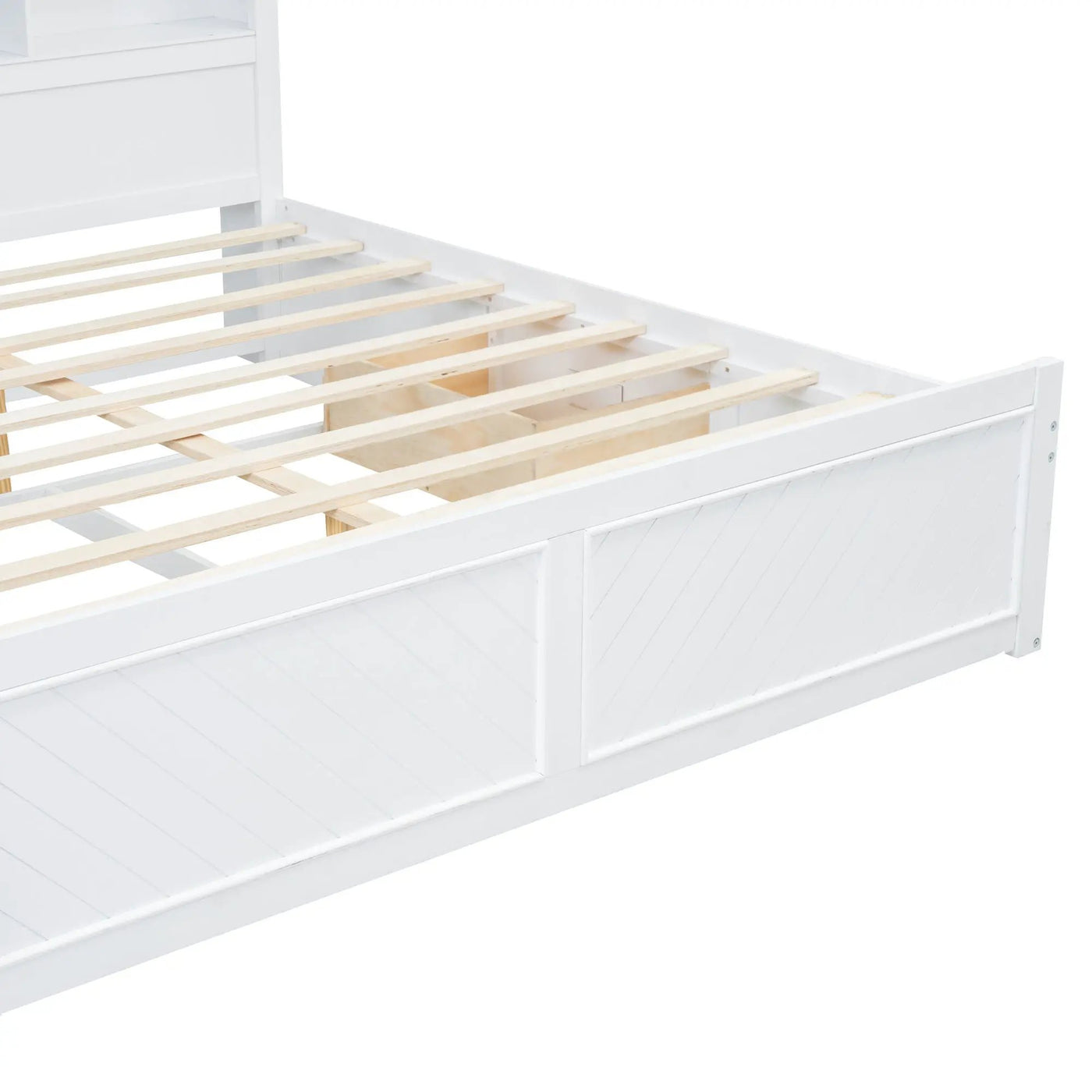 Platform Bed With Multi Storage Headboard, USB And Drawers by HouseOfZazla