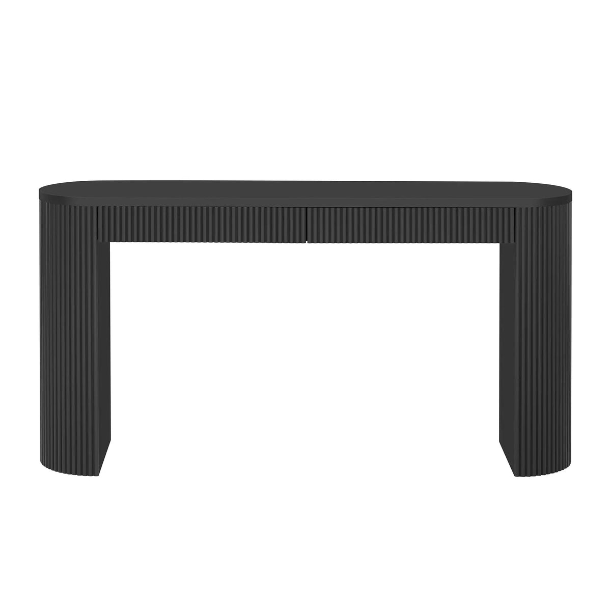 U_STYLE 58.3" Entryway Table with Large Top and Dual Drawers by HouseOfZazla