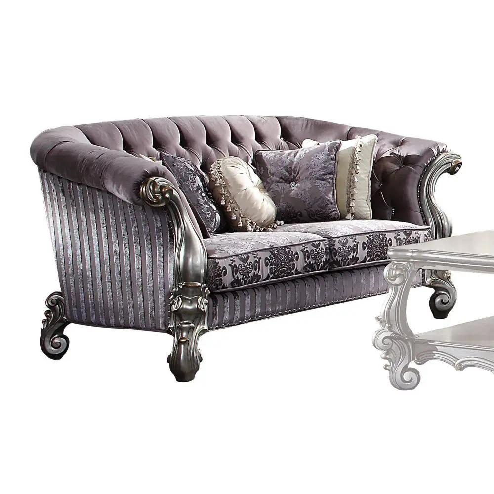 Versailles - Loveseat With 5 Pillows by Unique Piece Furniture