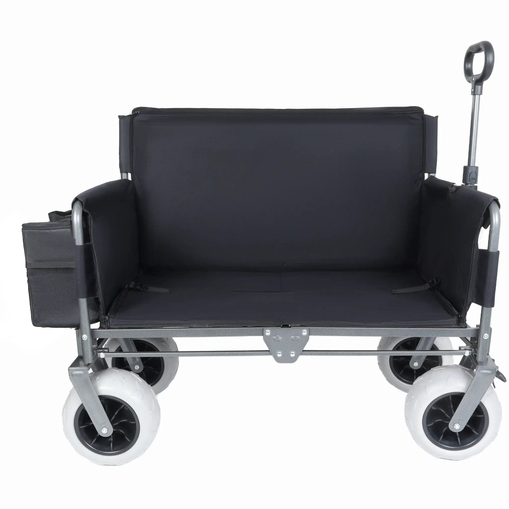 Folding Wagon with Bench Seat and 500 lbs Capacity by HouseOfZazla