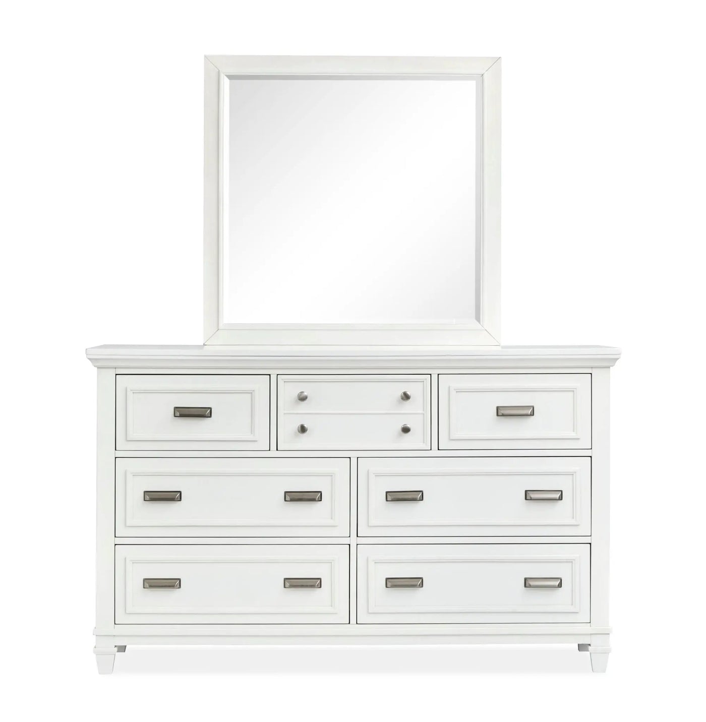 Charleston - Drawer Dresser With Landscape Mirror by Unique Piece Furniture