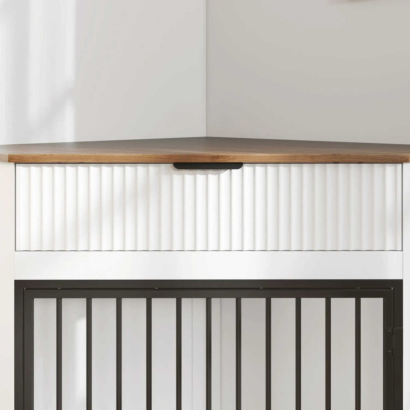 Corner Dog Crate by HouseOfZazla