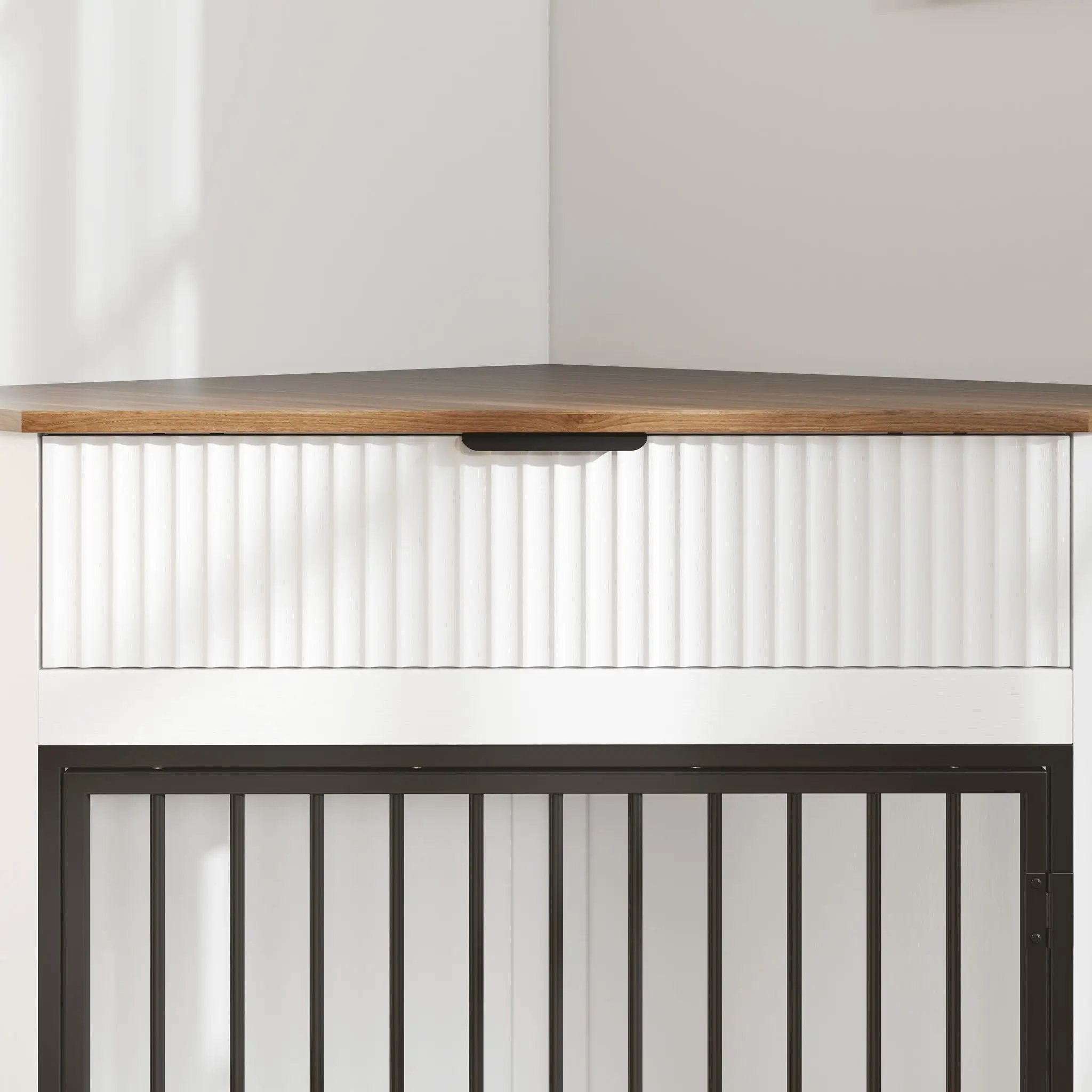 Corner Dog Crate by HouseOfZazla