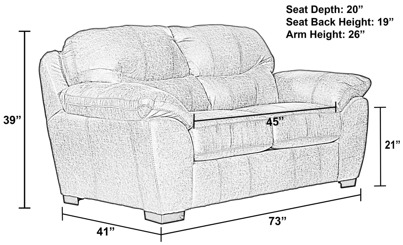 Grant - Loveseat by Unique Piece Furniture