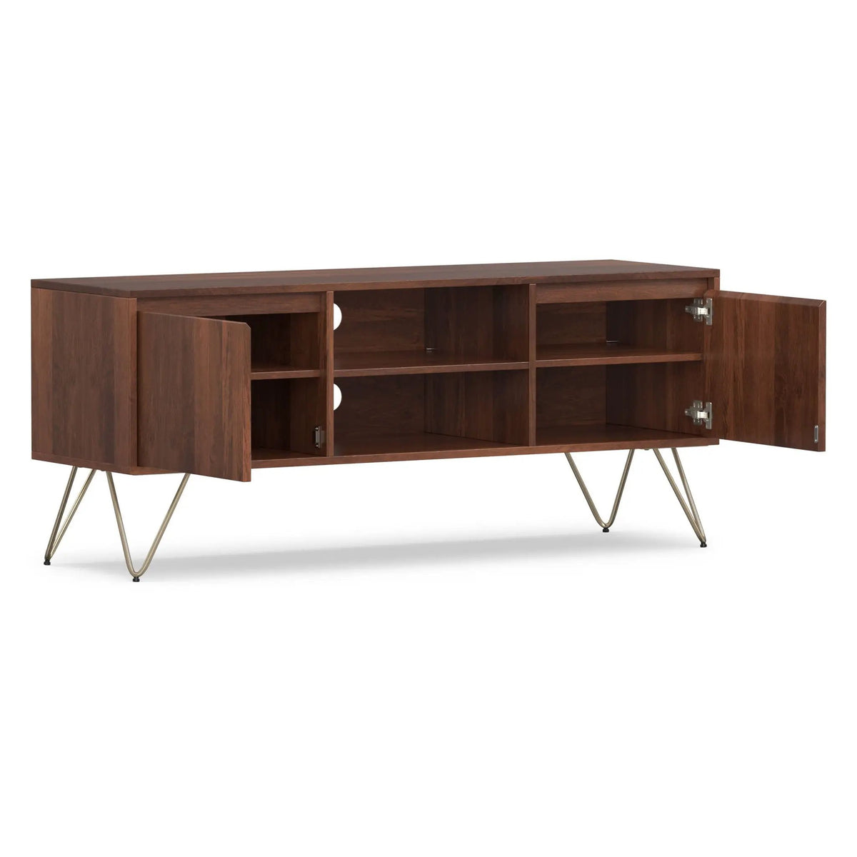 Hunter - TV Media Stand - Umber Brown Stain, photo 4 of 7