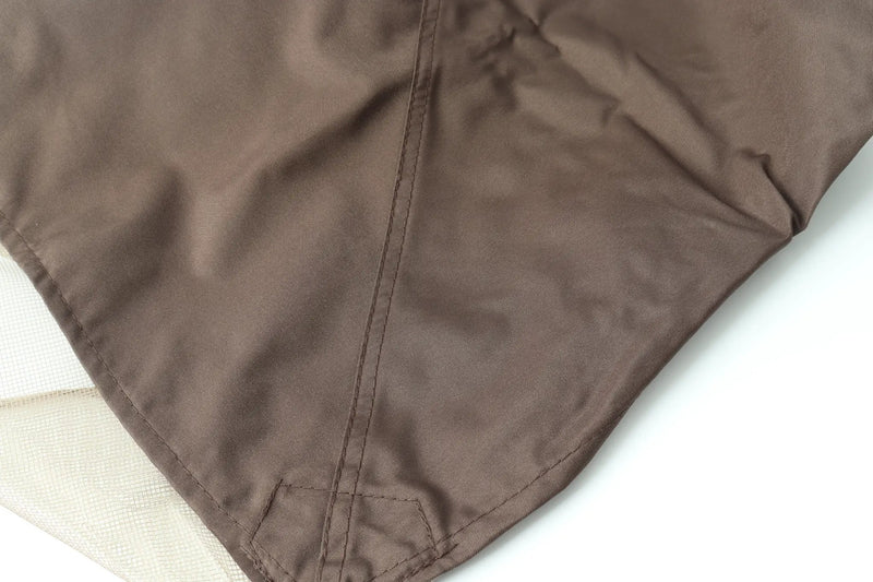 10x10 Ft Outdoor Patio Gazebo Replacement Canopy - Brown by HouseOfZazla