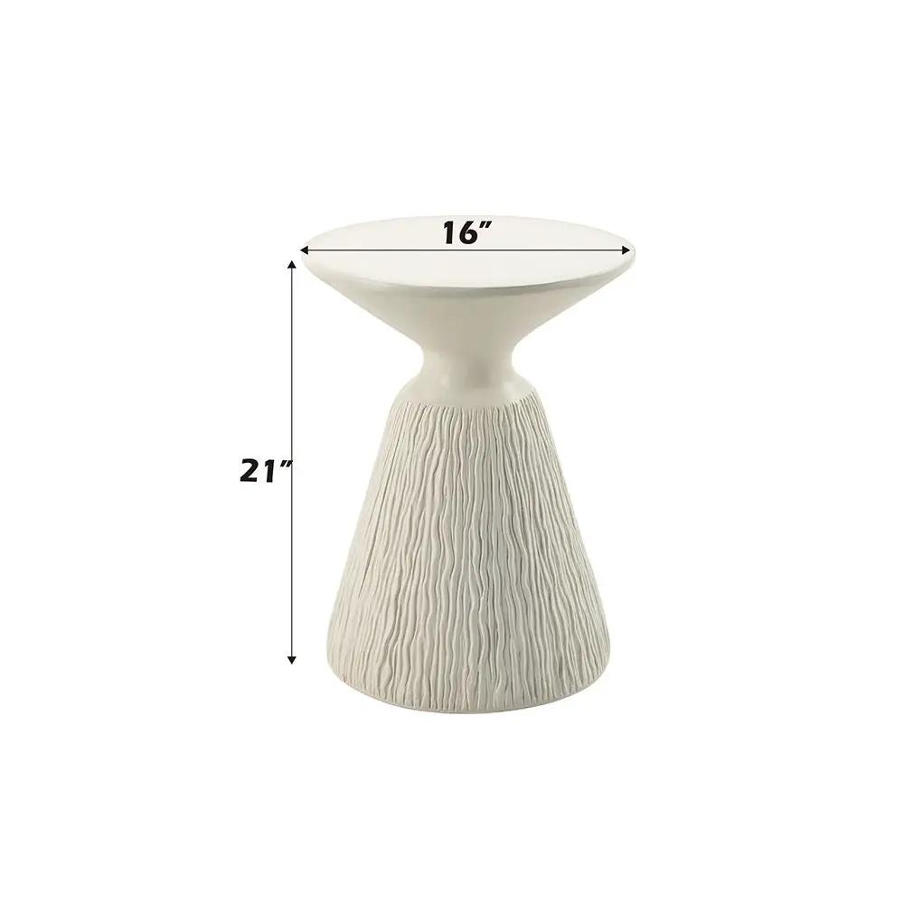 Duane - Accent Table - Natural White by Unique Piece Furniture