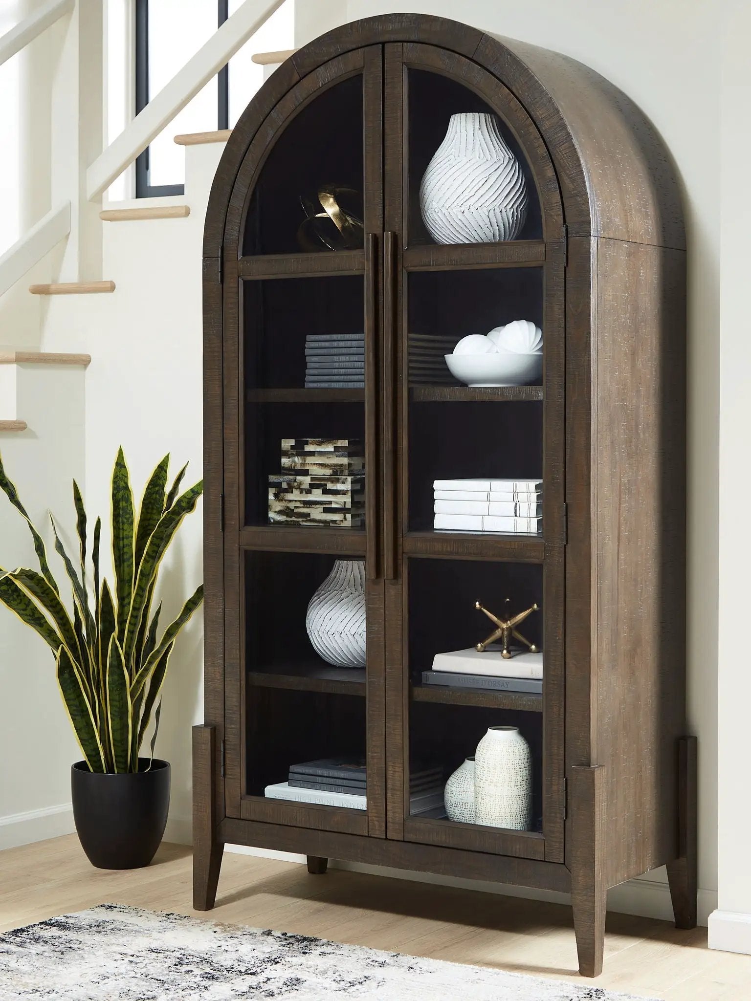 Benhall - Accent Cabinet - Dark Brown by Unique Piece Furniture