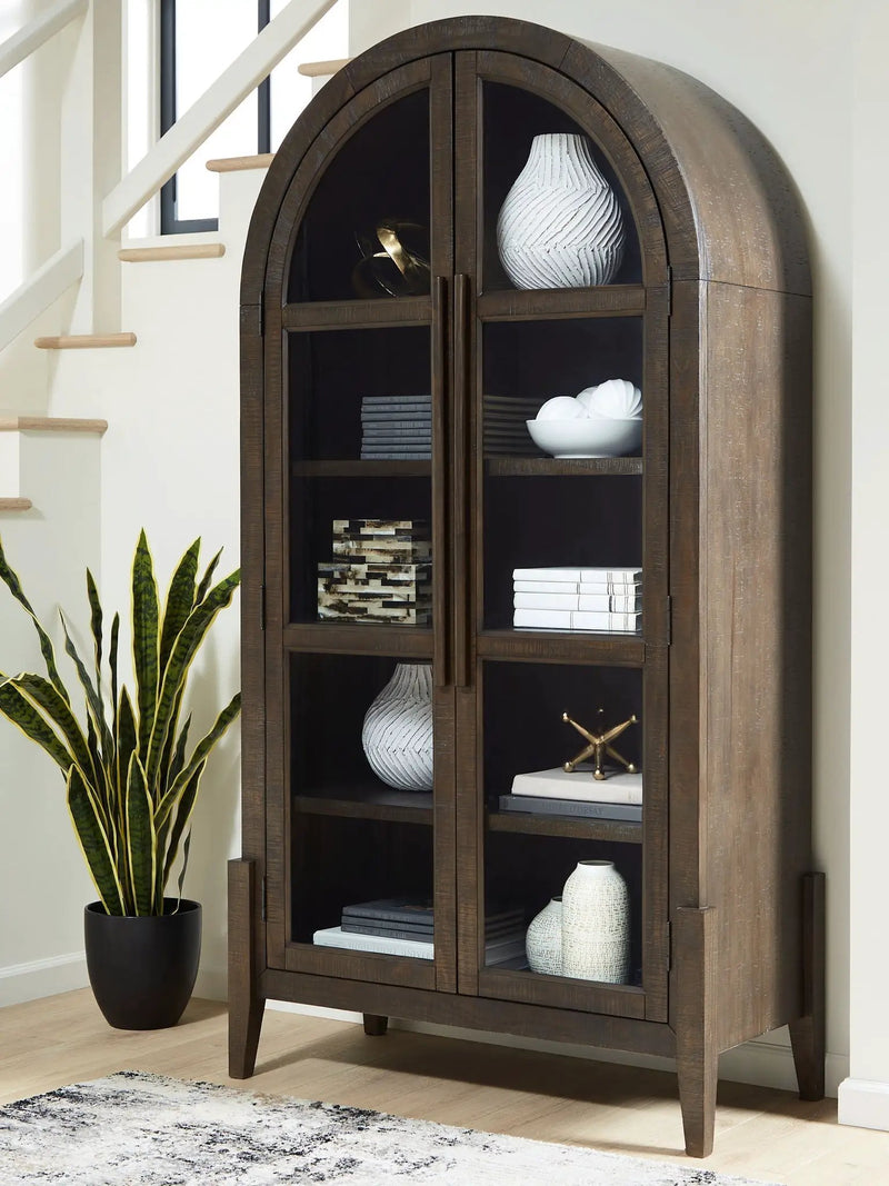 Benhall - Accent Cabinet - Dark Brown by Unique Piece Furniture