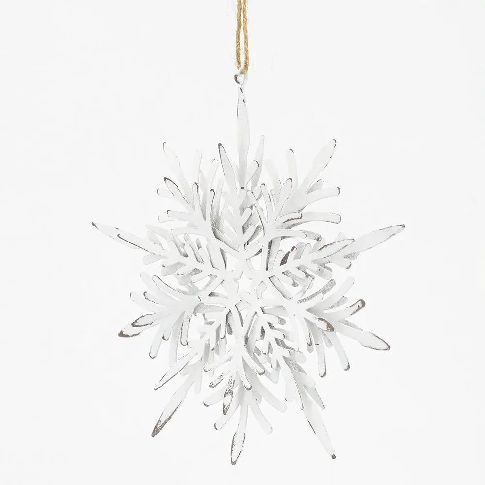 Iron Snowflake Hanger - Set of 6 by HouseOfZazla